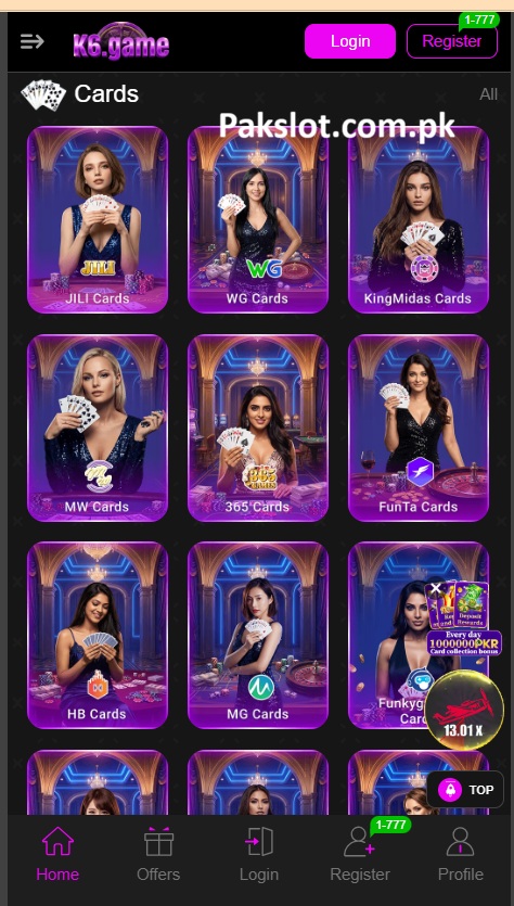 K6 Game, Games Library